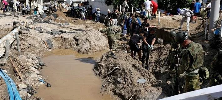 Ιαπωνία: Στους 179 οι νεκροί από τις πλημμύρες